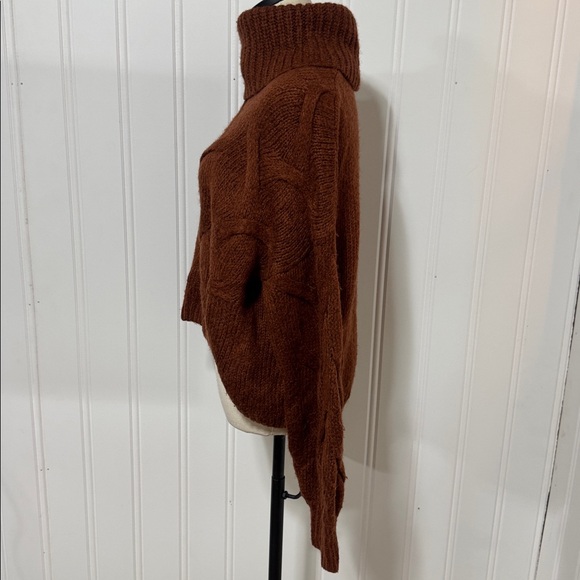Madewell Somervell Modern Cable Turtleneck Sweater M Medium - Picture 6 of 10